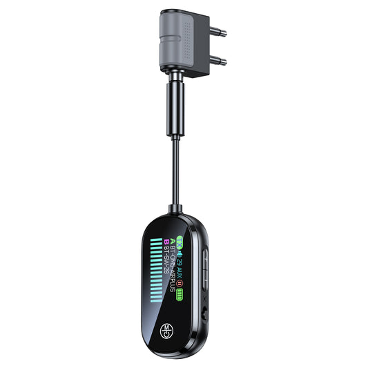 Compact Bluetooth transmitter with digital display
