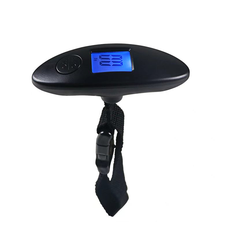 Compact digital luggage scale for weighing travel bags