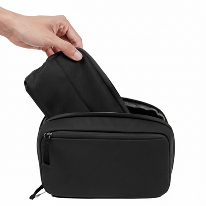 Travel pouch with detachable inner organiser