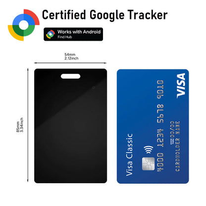 Credit-card sized Android smart tracker