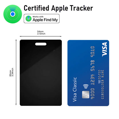 Credit-card sized Apple smart tracker