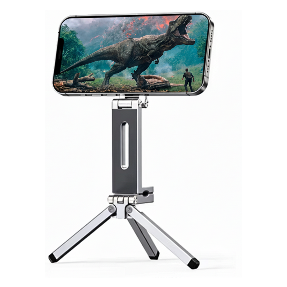 Magnetic phone holder stand for travel and desk use