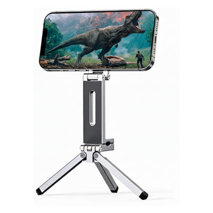 Magnetic phone holder stand for travel and desk use