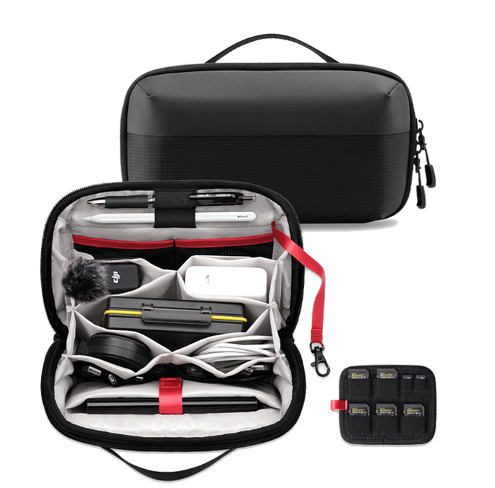 Travel tech organiser case for cables and electronic accessories