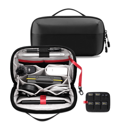 Travel tech organiser case for cables and electronic accessories