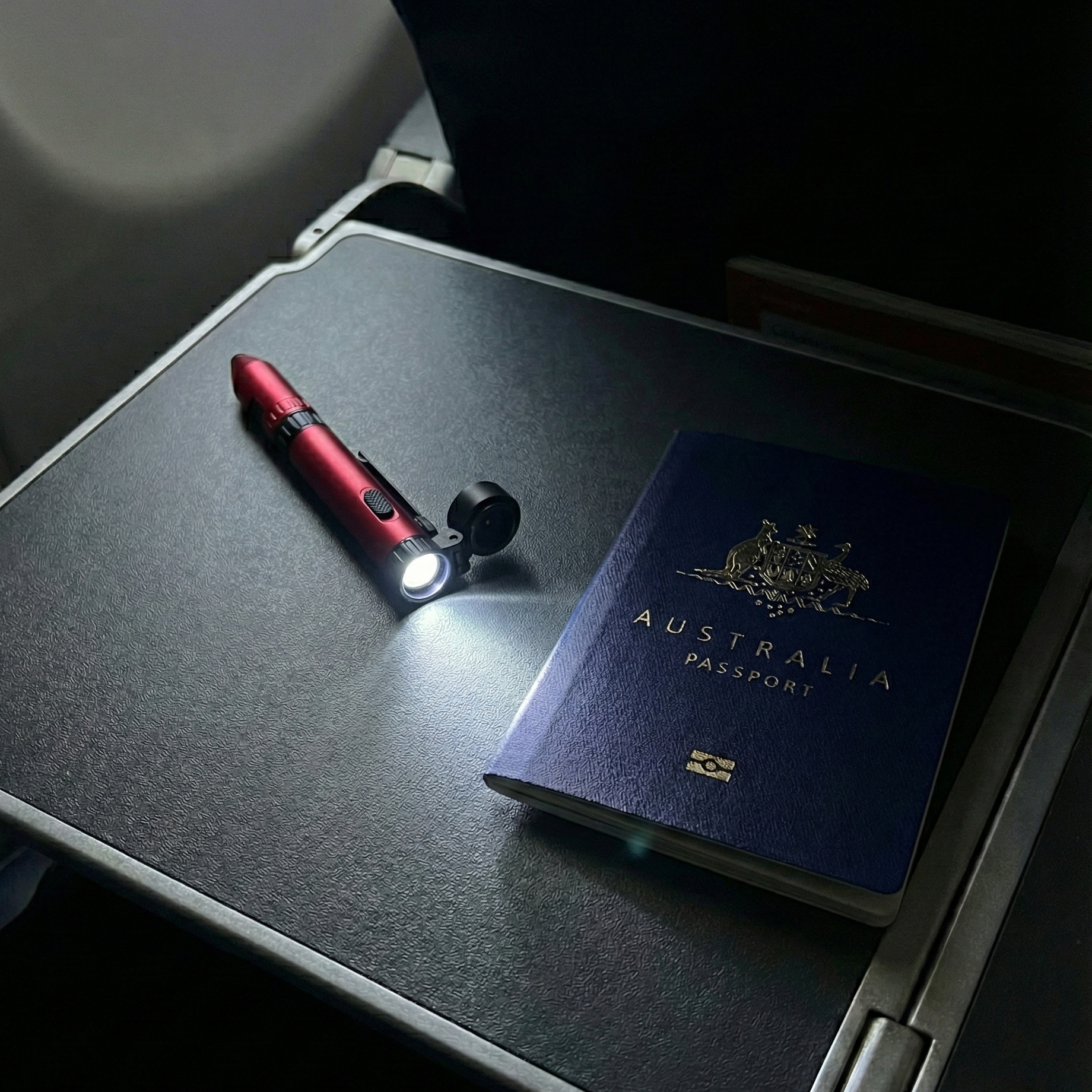 Multifunction pen with LED torch for night travel